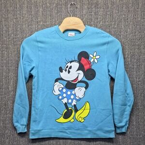 Disney Store Minnie Mouse Sweatshirt Women XL Blue VTG 2000s South Africa Exclus
